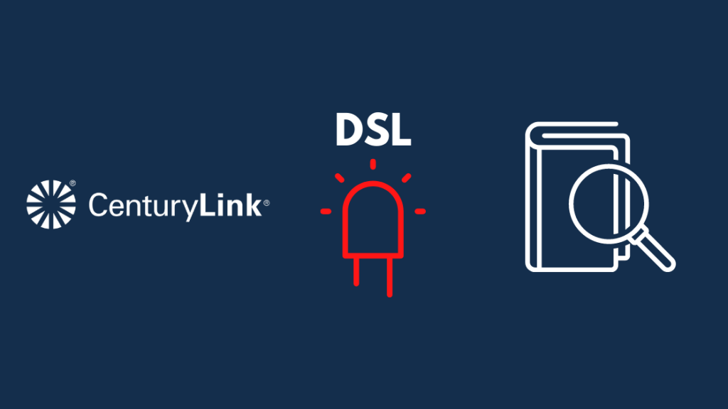  CenturyLink DSL Light Red- စက္ကန့်ပိုင်းအတွင်း ဘယ်လိုပြင်မလဲ။